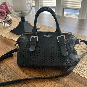 Kate Spade - Black Leather Cross Body Purse